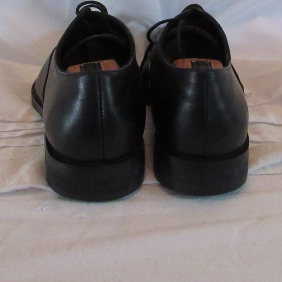 Salvatore Ferragamo Black Lace-Up Oxfords Size 43 EUR; Size 9 US Made in Italy - Picture 3 of 15